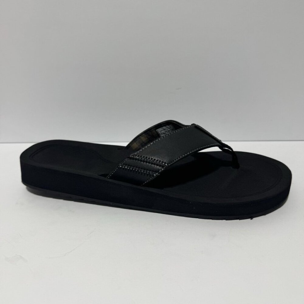 Bruno Marc Mens Flip Flop Sandals Black Size 12 M